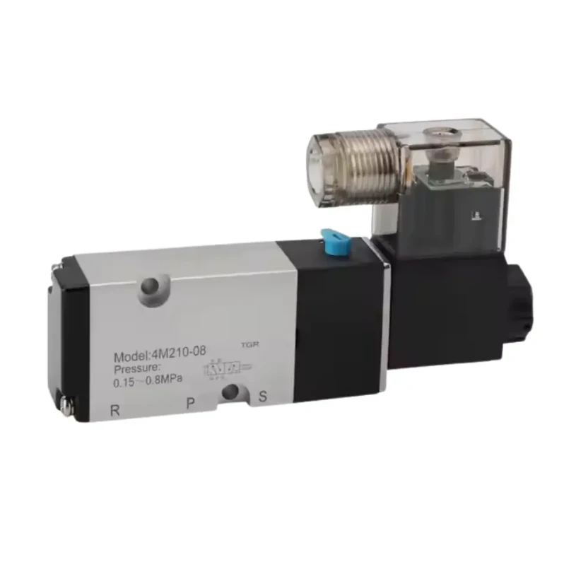 2-way 5-port High-pressure Pneumatic Solenoid Valve (0-10MPa)